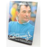 One volume, Clough The Autobiography, signed by Brian Clough
