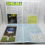 Eight signed Aston Villa home football programmes including Manchester City, Chelsea, Everton