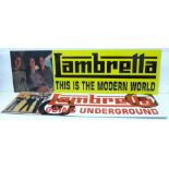 The Jam; two modern Lambretta wall plaques, Going Underground and This Is The Modern World