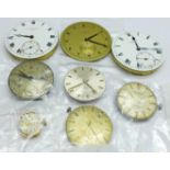 Eight pocket and wristwatch movements