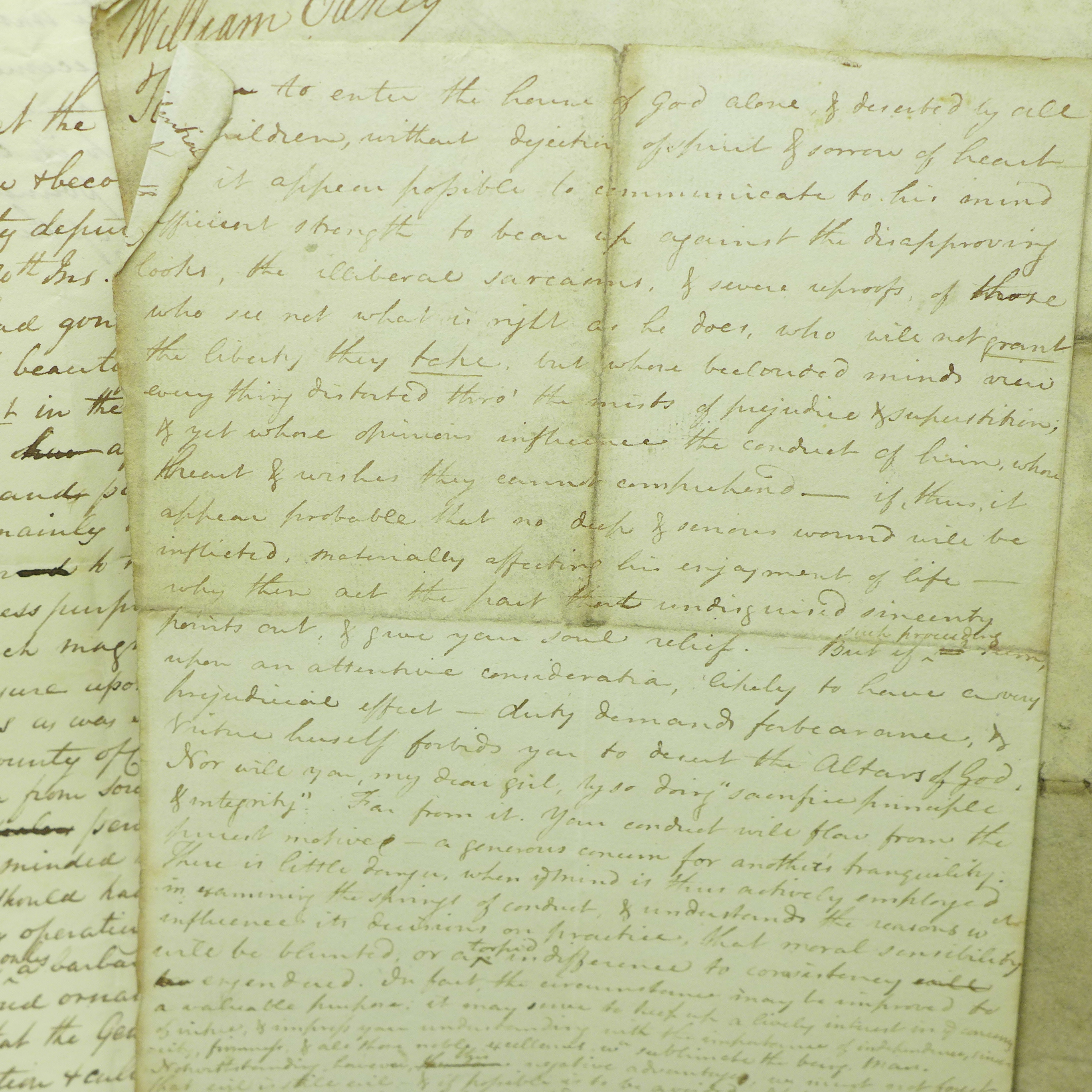 A collection of seventeen Georgian handwritten letters, plus Victorian postal history, penny reds, - Image 10 of 14