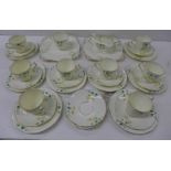 A Tuscan China Plant part tea set **PLEASE NOTE THIS LOT IS NOT ELIGIBLE FOR POSTING AND PACKING**