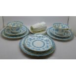 Wileman tea ware, two cups, three saucers, one a/f, and three side plates, and two other cups and