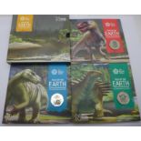 Royal Mint, Tales of the Earth, Natural History Museum, The Dinosauria Collection, set of three