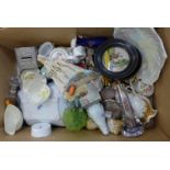 A box of decorative china, etc. **PLEASE NOTE THIS LOT IS NOT ELIGIBLE FOR POSTING AND PACKING**