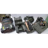 Two Action Man and other action figures, accessories and vehicles, a/f