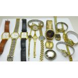 Three gentleman's Rotary wristwatches and other wristwatches (15)