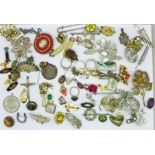 Jewellery including brooches, lapel pins, pendants, rings, etc.