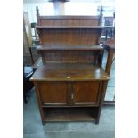 A Victorian Gothic Revival oak dresser