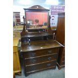 An Arts and Crafts beech dressing chest