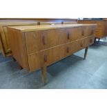 A small teak sideboard