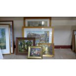 Doreen Hunt, Backyard Sunflower, mixed media, 69 x 48cms, Grand Hotel Excelsior Vittoria, pastel, 66