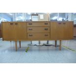 A teak sideboard