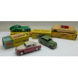 Three Dinky and one Corgi die-cast vehicles, includes 132, 163 and 204 Corgi, boxed