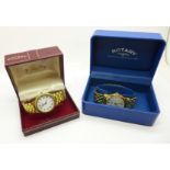 Two Rotary wristwatches, boxed