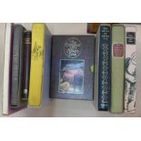 Seven Folio Society books and one other book