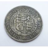 A George III half crown, 1817