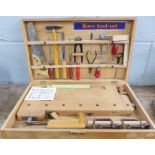 A 'Boy's tool-set', cased, made in Germany