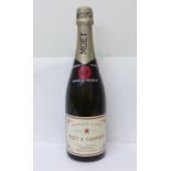 One bottle, Moët & Chandon Premiere Cuveé Champagne