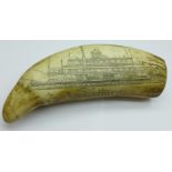 A reproduction Scrimshaw, Vicksburg, Mississippi, Confederate surrender