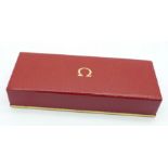 An Omega wristwatch box