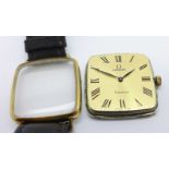 A gentleman's Omega wristwatch, 26mm case