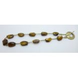 A Sigrid Olsen tigers eye necklaces