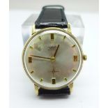 A 9ct gold cased Everite wristwatch