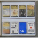 The Beatles John Lennon, eight cassettes collection, boxed