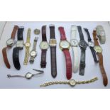 Lady's and gentleman's wristwatches