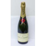 One bottle, Moët & Chandon Brut Impérial Champagne, 750ml