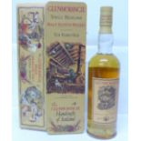 One bottle, Glenmorangie Single Highland Malt Scotch Whisky, 10 years, 70cl, with presentation tin