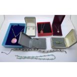 Silver and silver mounted jewellery