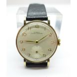 A 9ct gold cased Ollivant & Botsford Duomatic wristwatch, 30mm case