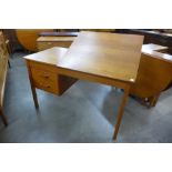 A teak desk