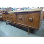 A teak sideboard