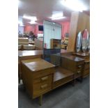 A teak dressing table