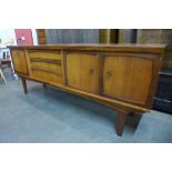 A teak sideboard