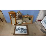 Three mirrors and a fox hunting photographic print