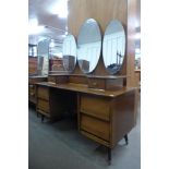 A teak dressing table