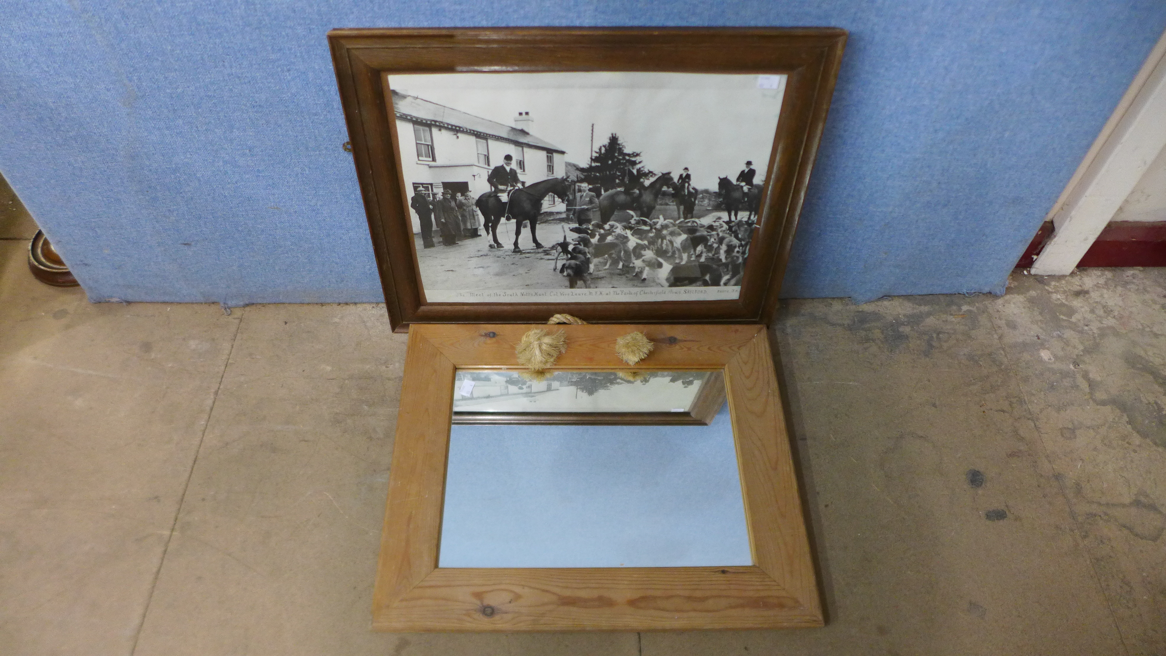 Three mirrors and a fox hunting photographic print - Image 3 of 3