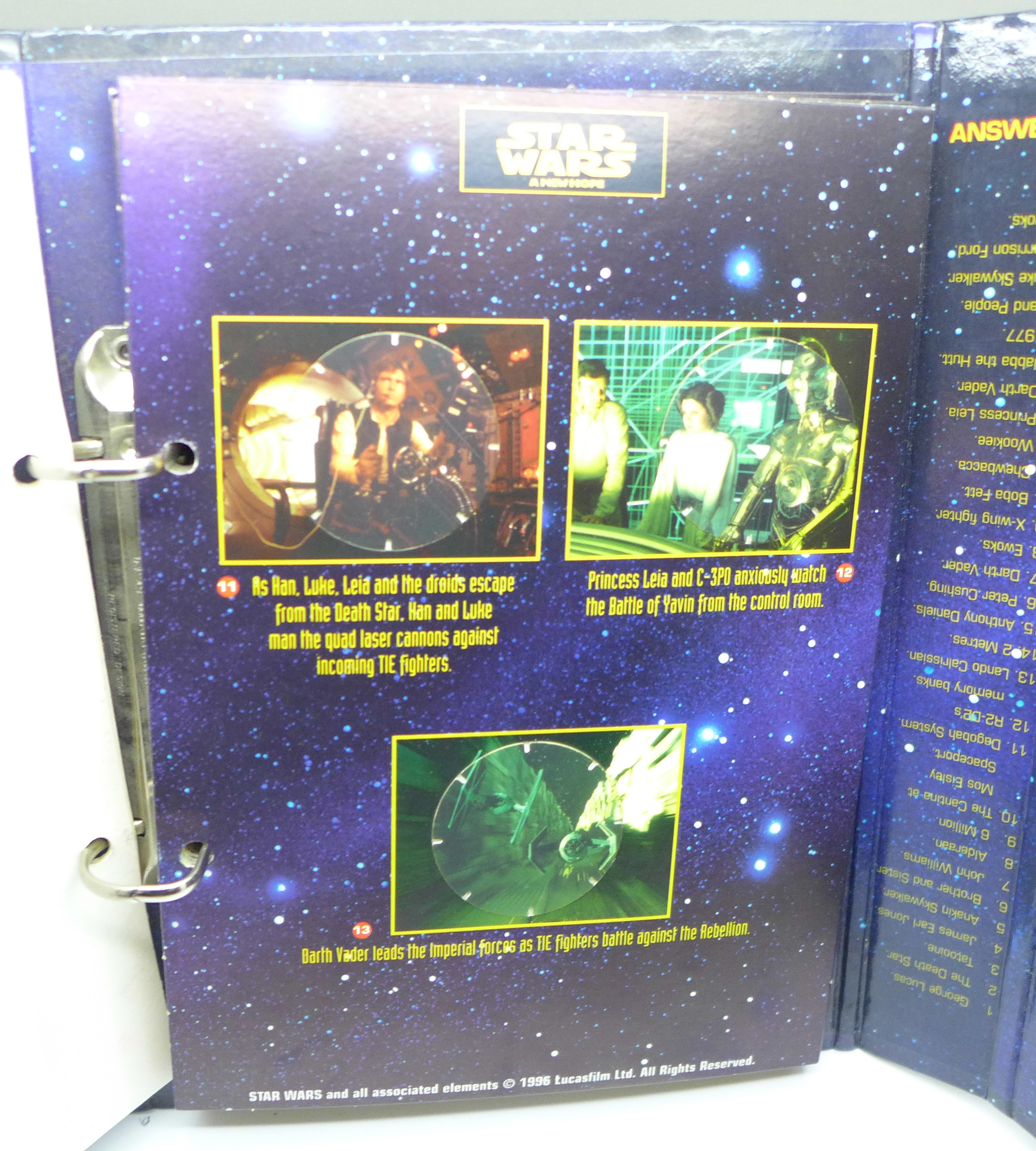 An album of Tazo collector's cards, The Star Wars Trilogy Edition - Image 4 of 7