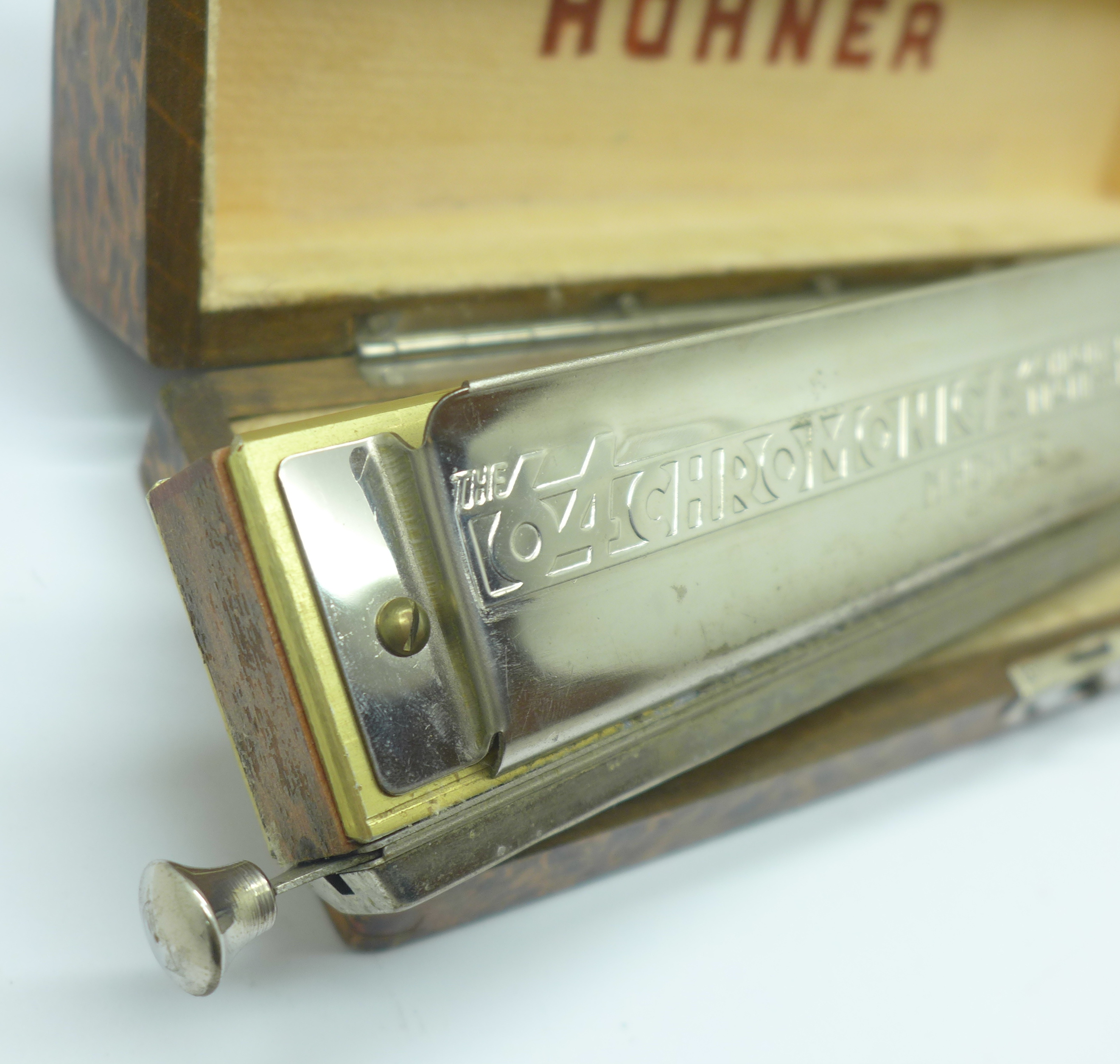 A Hohner 'The 64 Chromonica' Professional model harmonica, boxed - Image 3 of 4