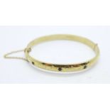 A gold plated bangle