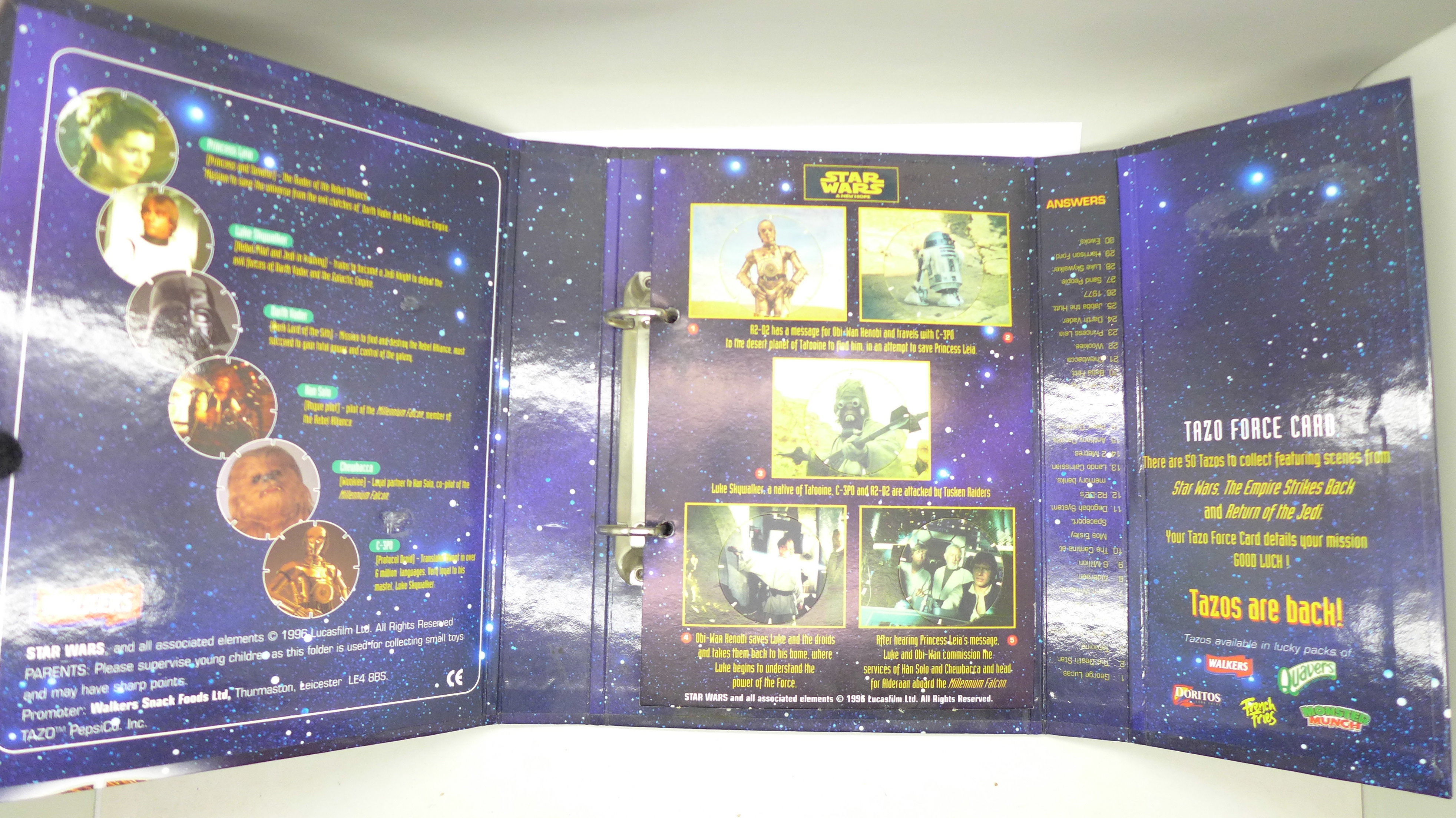 An album of Tazo collector's cards, The Star Wars Trilogy Edition - Image 2 of 7