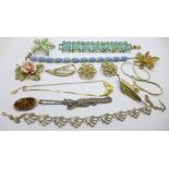 Designer costume jewellery including Jewelcraft, Esquisite, etc.