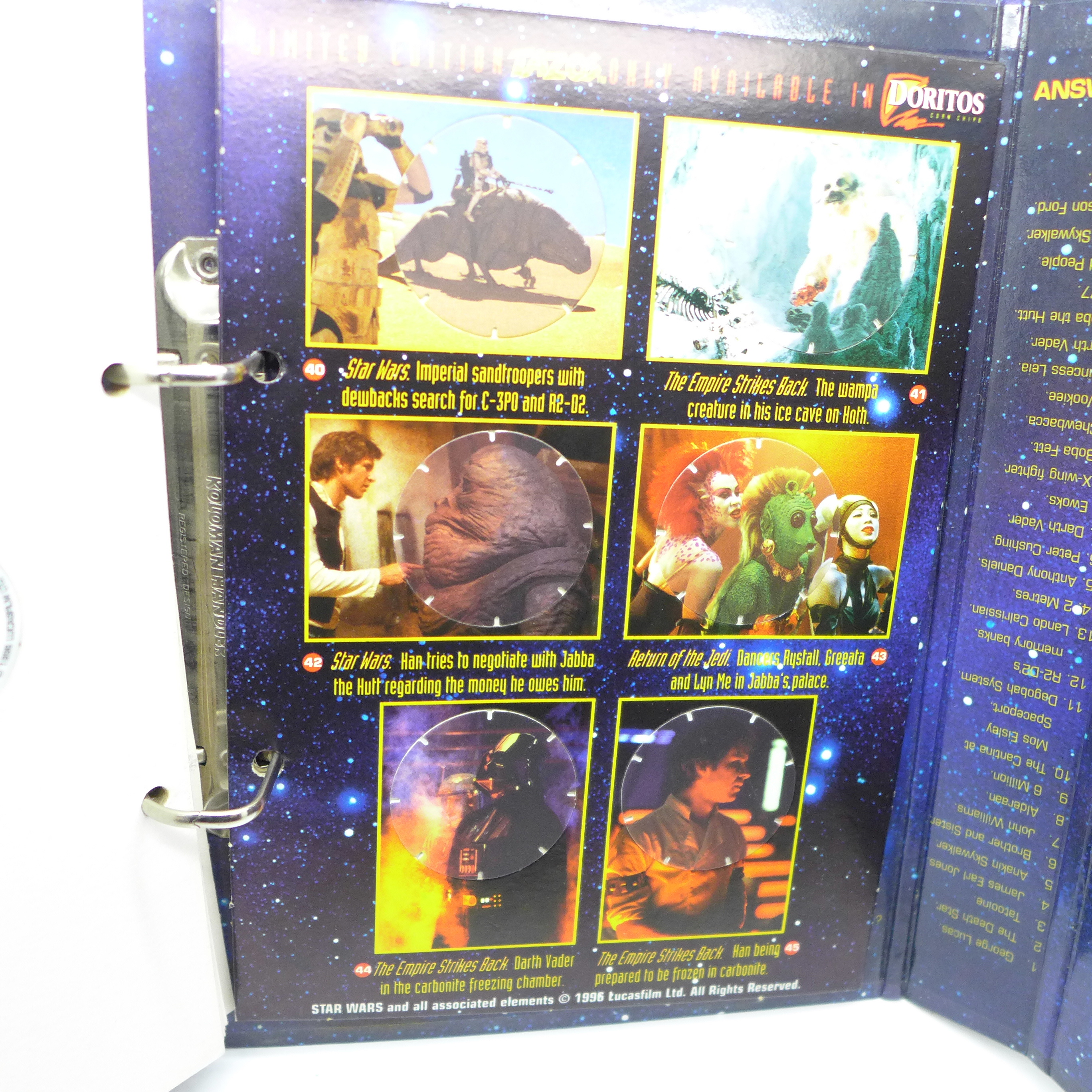 An album of Tazo collector's cards, The Star Wars Trilogy Edition - Image 7 of 7