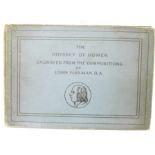 A Victorian book of prints, The Odyssey of Homer by John Flaxman, a/f