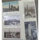 Postcards; a large album of postcards of London and suburbs, Edwardian to modern (over 200)