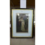 A 19th Century Arthur B. Brook colour mezzotint, framed